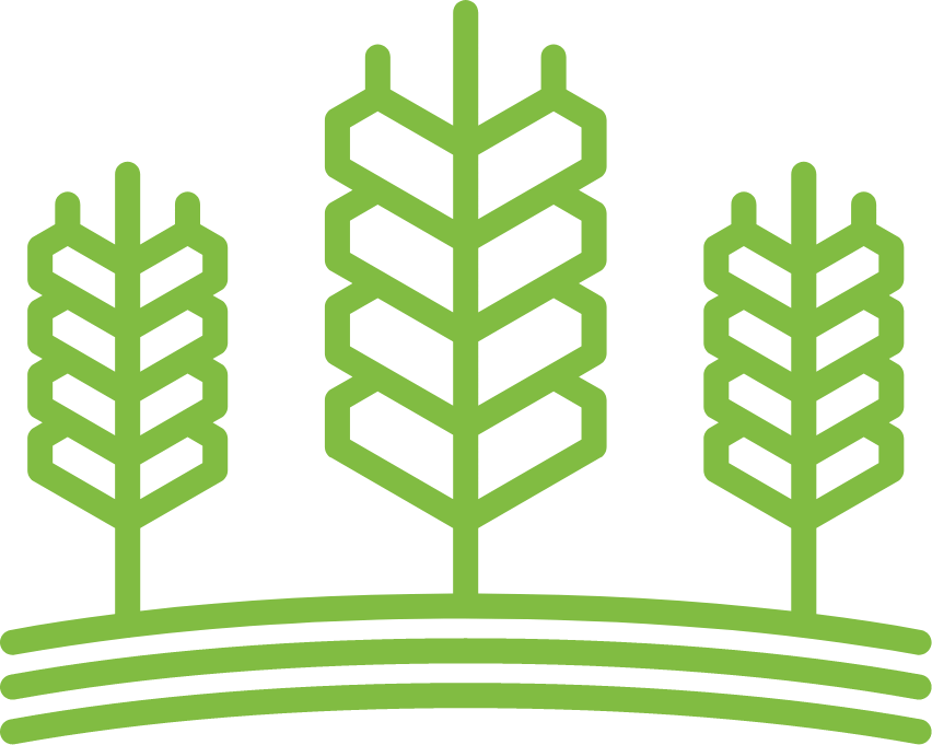 siluetas de ortigas de trigo