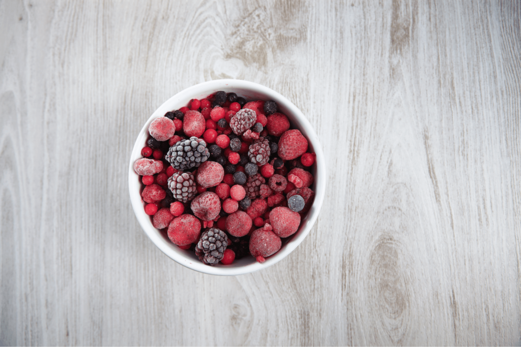 berries congelados
